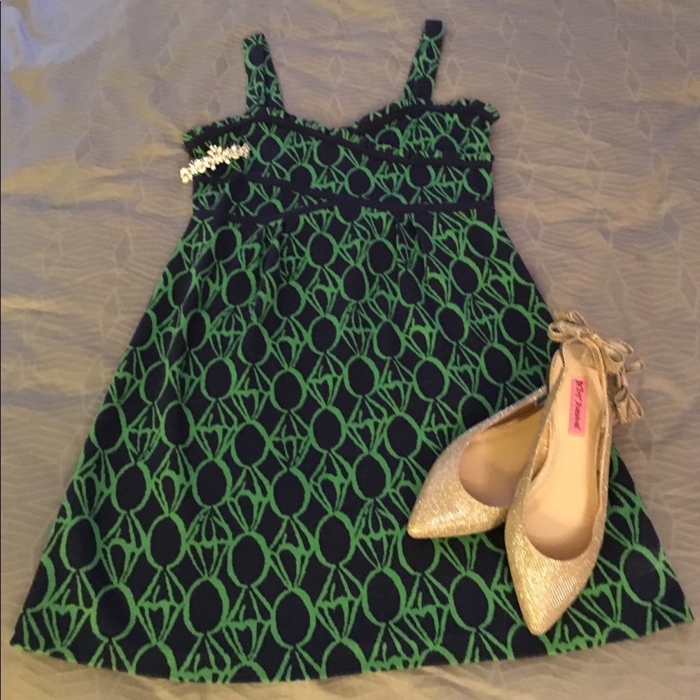 Lilly Pulitzer Vanessa Diamond Ring Dress-sz 6